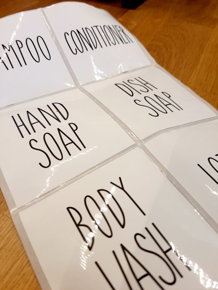 6 étiquettes adhésives pour contenants - photo numéro 2