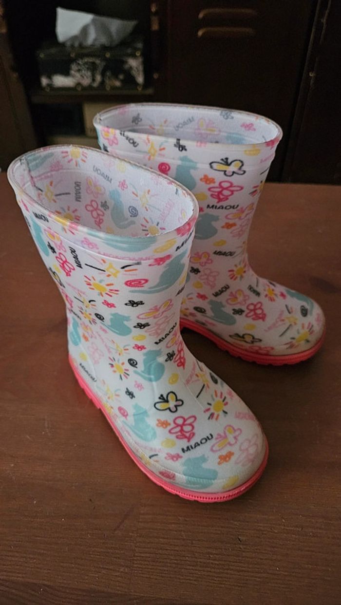 Bottes de pluie taille 24