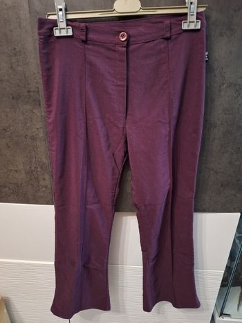 Pantalon léger prune