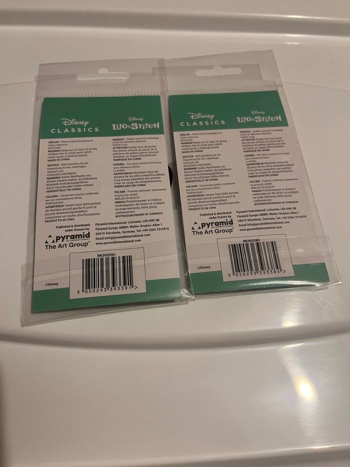 Lot de 2 porte-clés Stitch - photo numéro 2