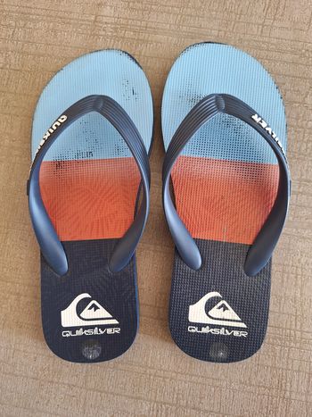 Tongs quicksilver garçon 6/7 37-38