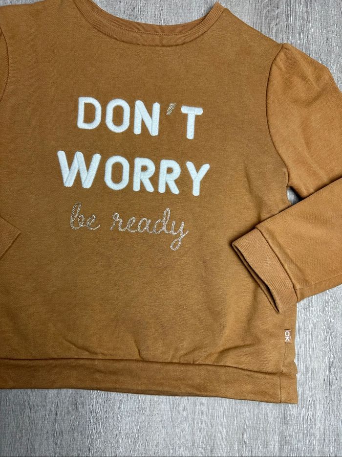 Pull sweat Don’t Worry - taille 6 ans - 116 cm - photo numéro 4