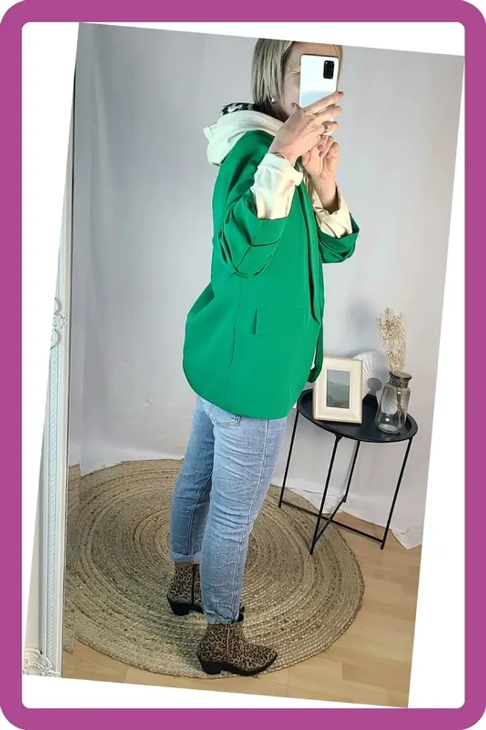 Blazer manches froncées, NEUF avec étiquette - photo numéro 5