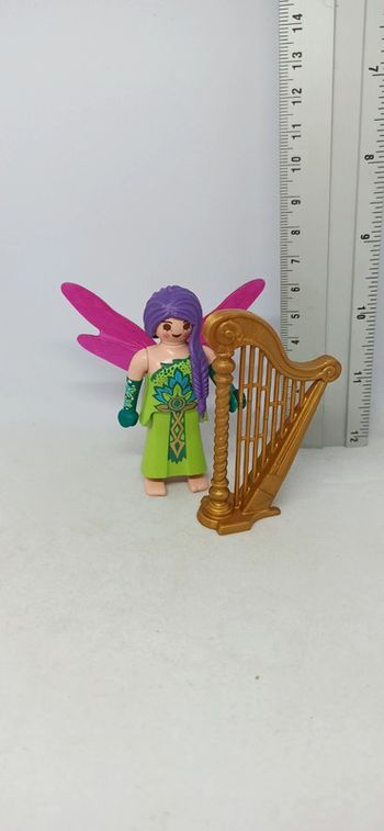 Femme fée avec harpe playmobil