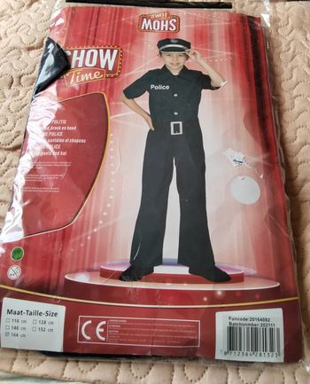 Déguisement enfant , police.taille 164 cm