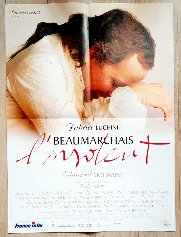 affiche film cinéma Fabrice Luchini - Beaumarchais l'insolent