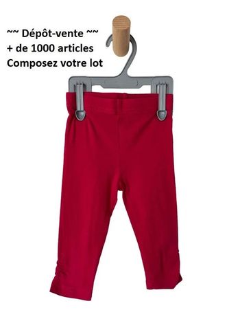 Legging rose fuchsia - Tape à l'œil 12 mois (74cm)