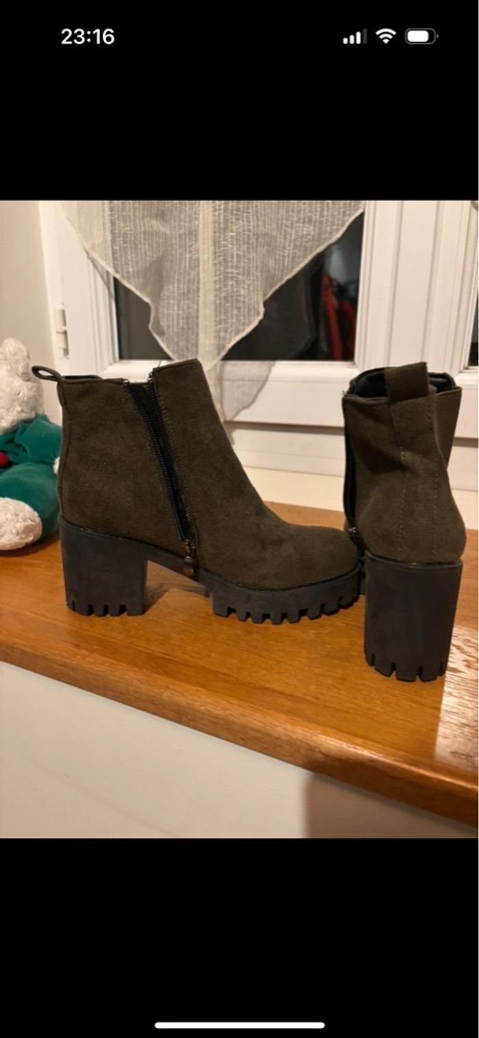 Bottines kaki - photo numéro 5