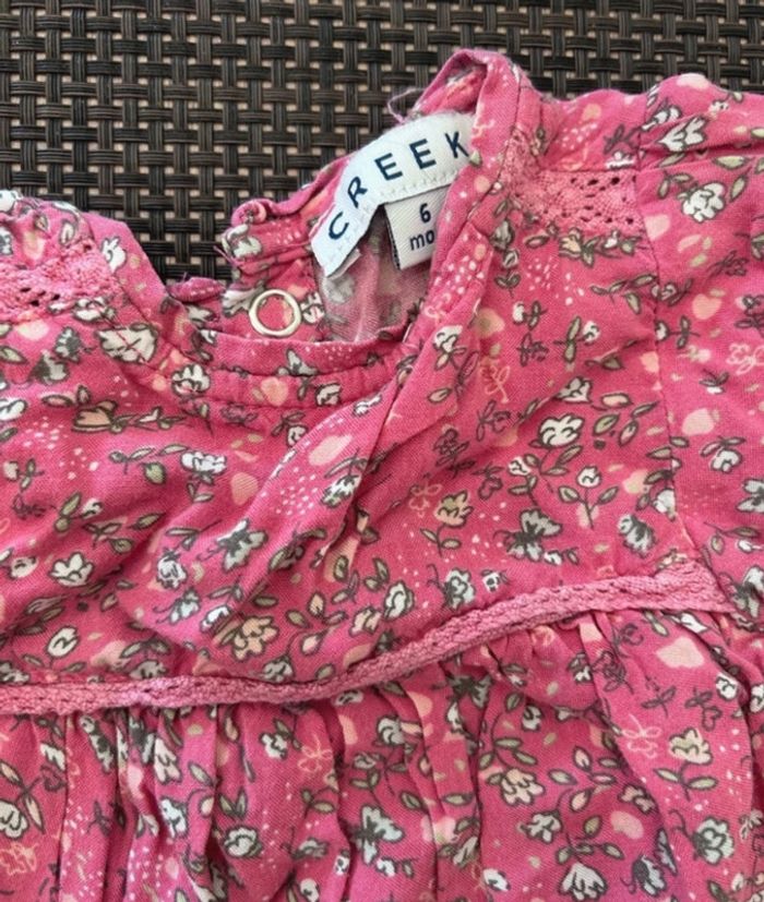 Petite robe légère fleurie bébé fille - photo numéro 4