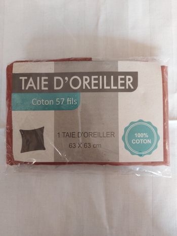 Taie d'oreiller