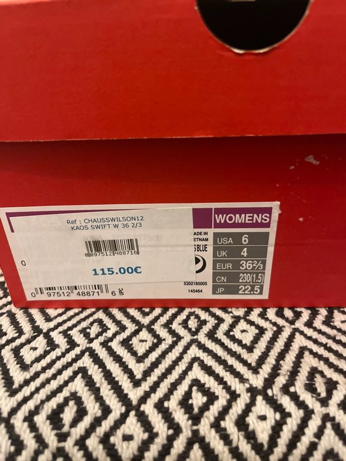 Wilson Kaos Swift Chaussures de Tennis femme Taille 36 2/3 - photo numéro 8