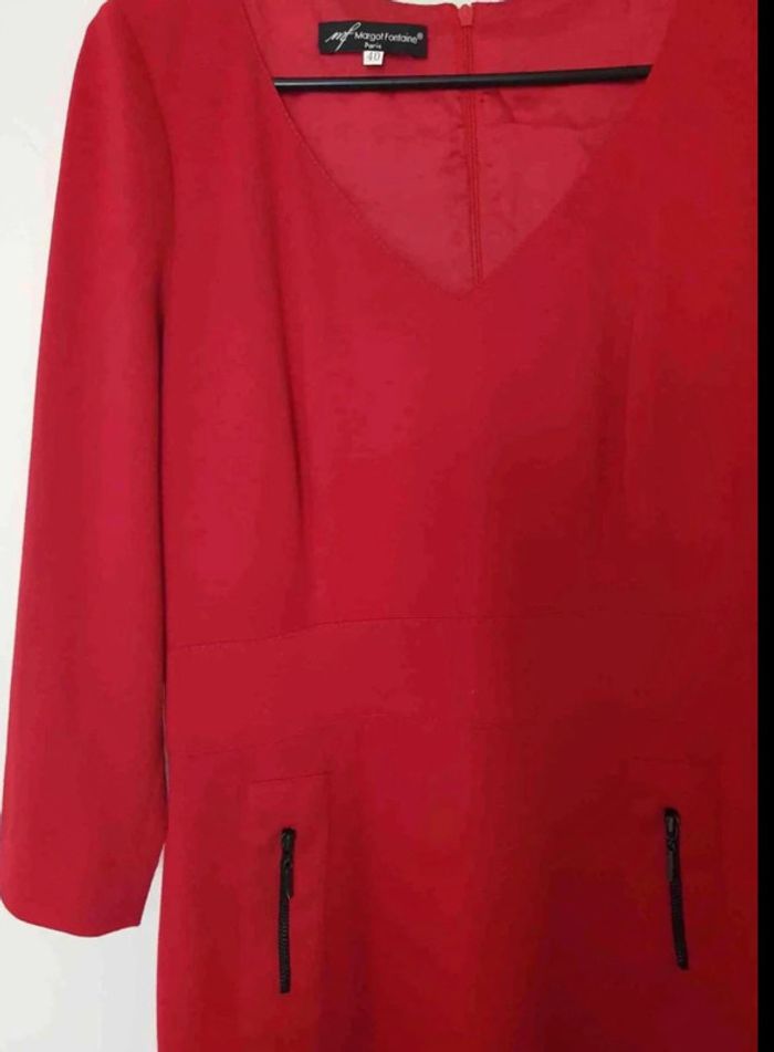 Robe chic  rouge  taille  38  40 - photo numéro 3