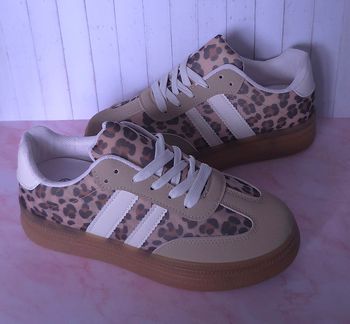 Baskets femmes léopard tendances - Taille 36 - NEUVES 🌟