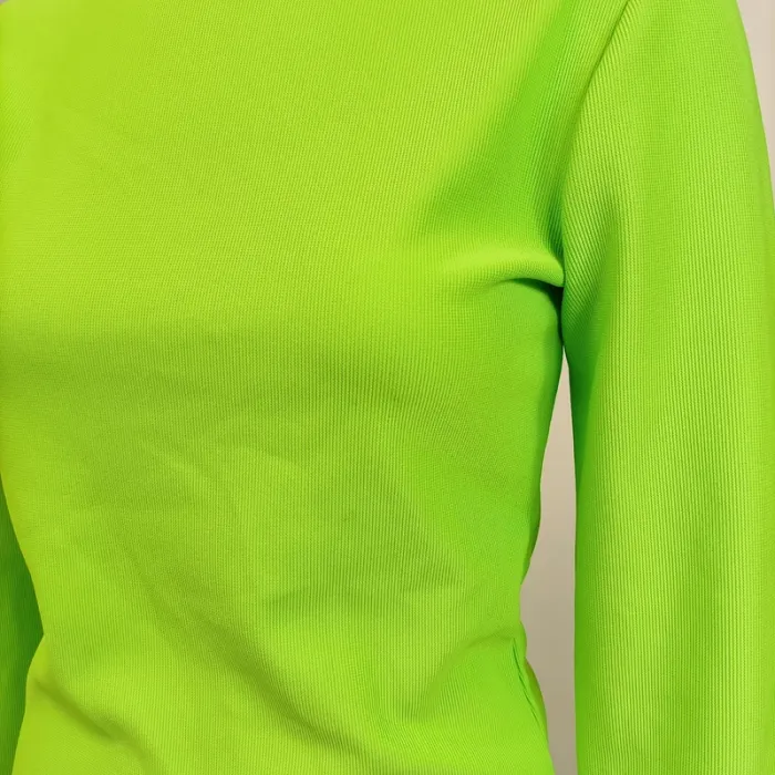 Robe verte fluo- M - stradivarius - robe longue moulante, soirée A288 - photo numéro 8