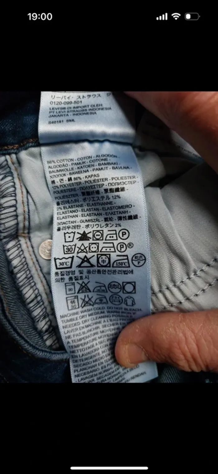 Jeans Levi's Slight Curve taille W24 L32 - photo numéro 6