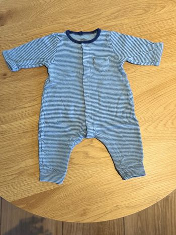 Combinaison sans pied Petit Bateau taille 3 mois