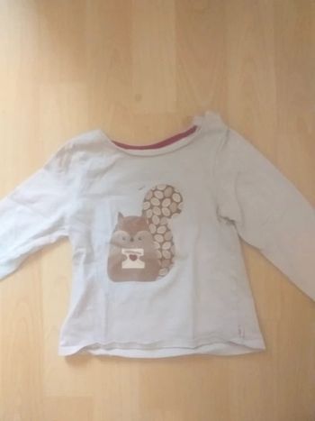 tee shirt fille 2 ans obaibi