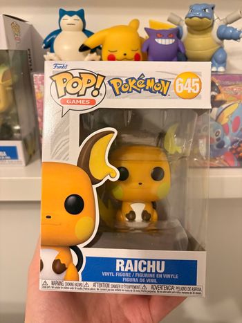 Figurine Pokémon officielle Funko pop Raichu 