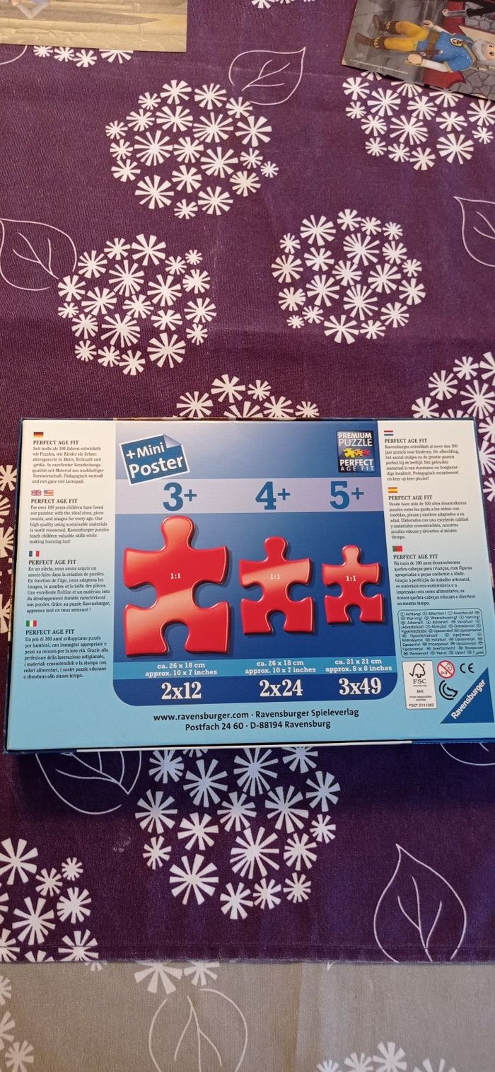 3 puzzles ravensburger playmobil - photo numéro 4