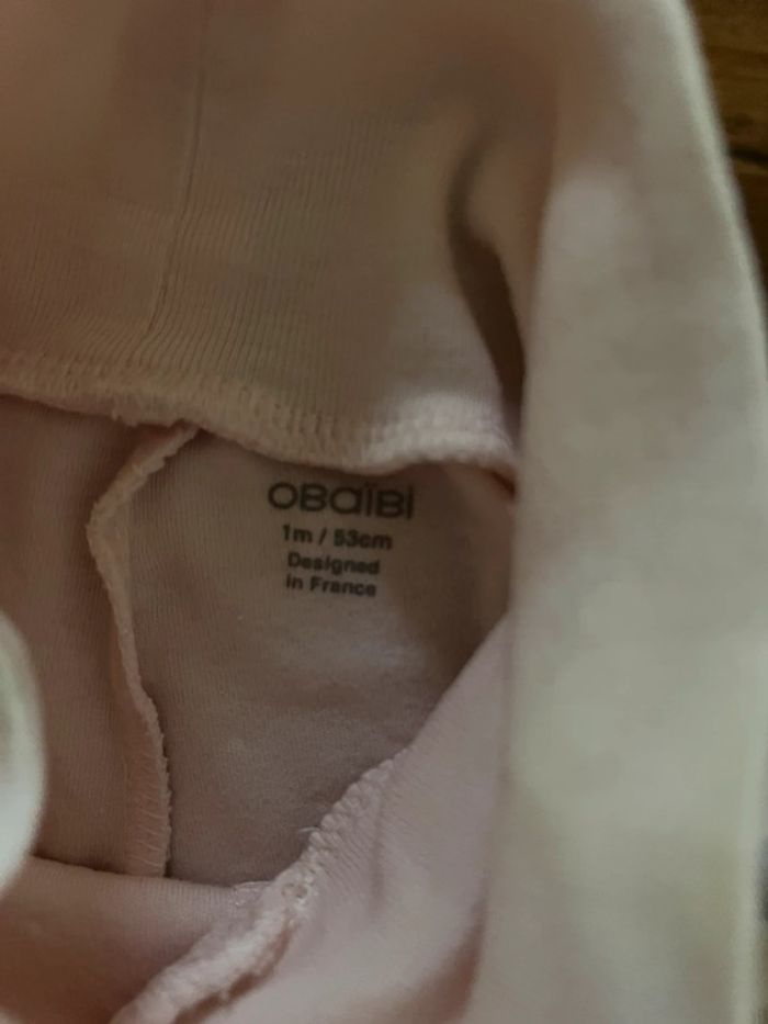 Pantalon 1 mois fille obaibi - photo numéro 3