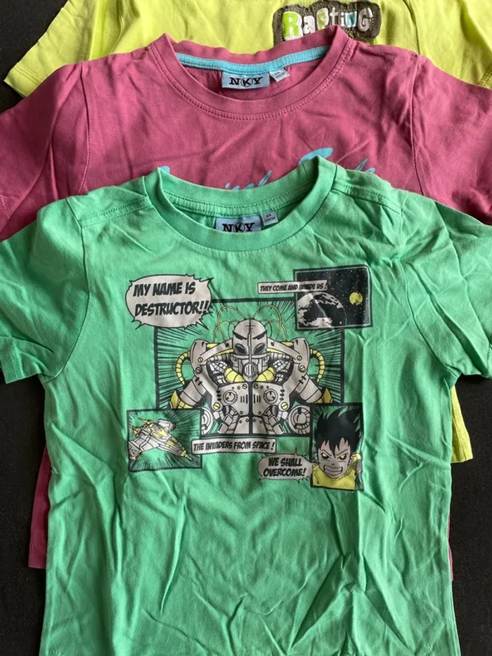 Lot 3 t shirts manches courtes - photo numéro 2