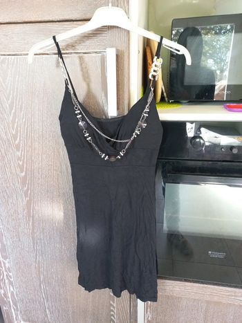 Robe débardeur noire taille unique