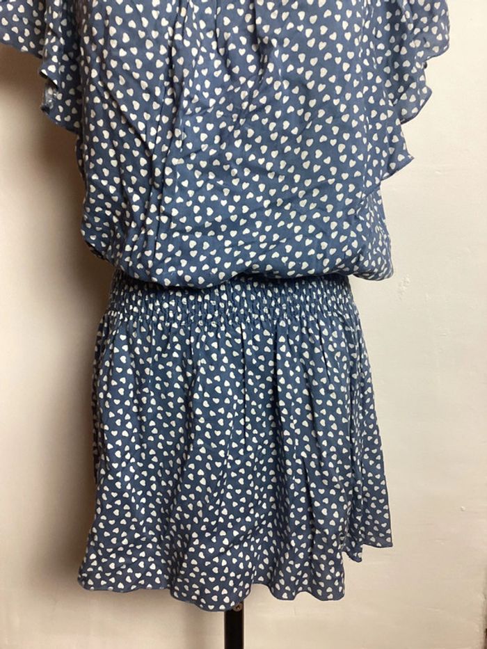 Robe bleue à motifs Taleyo 38 - photo numéro 5