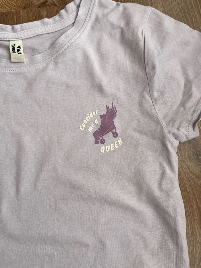 Tee shirt manches courtes fille TAO XXS - photo numéro 2