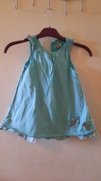 Robe turquoise