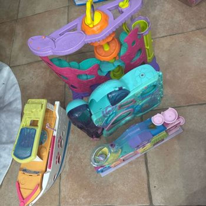 Lot Petshop maison appartement fête foraine et bateau
