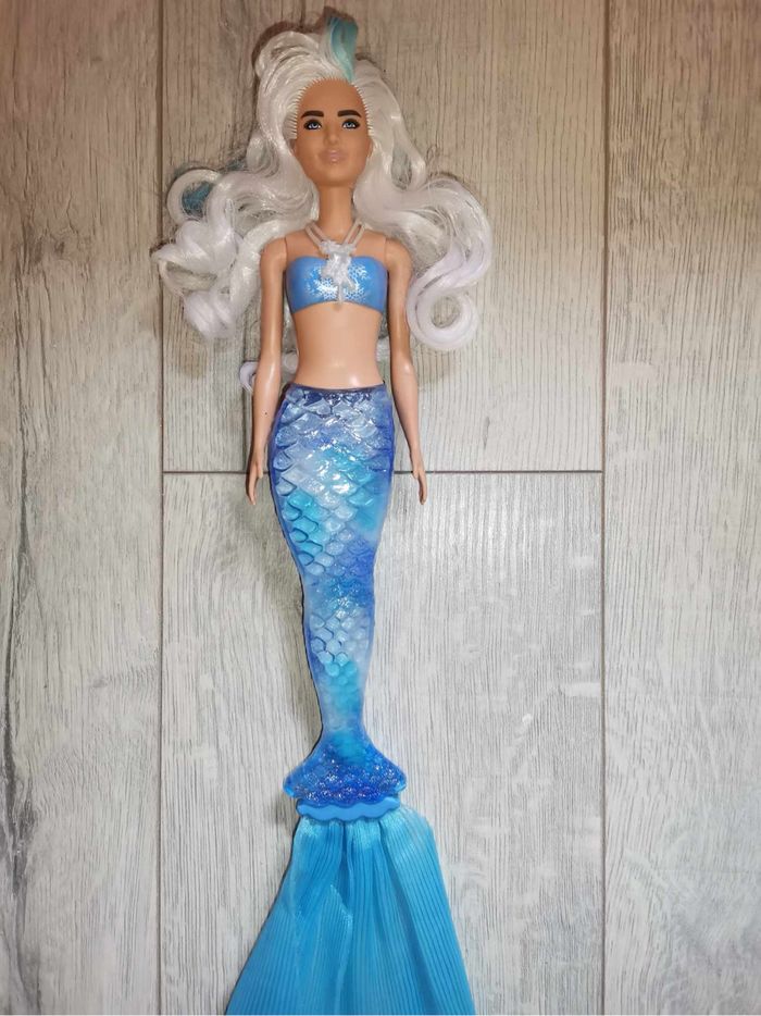 Lot de 5 barbie reveal color sirènes - photo numéro 8