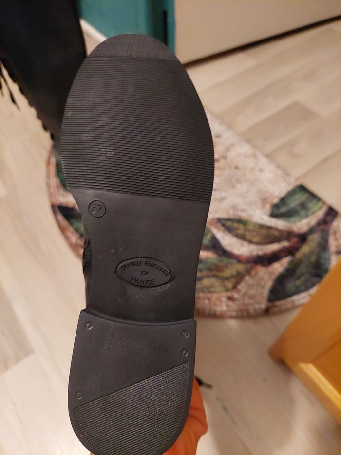Bottes cuir lacées - photo numéro 3