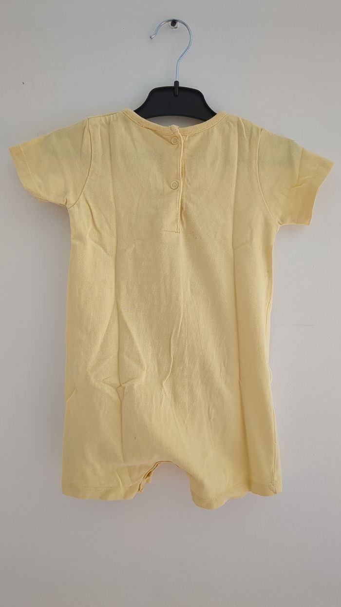 Combishort jaune Tex 9 mois - photo numéro 3