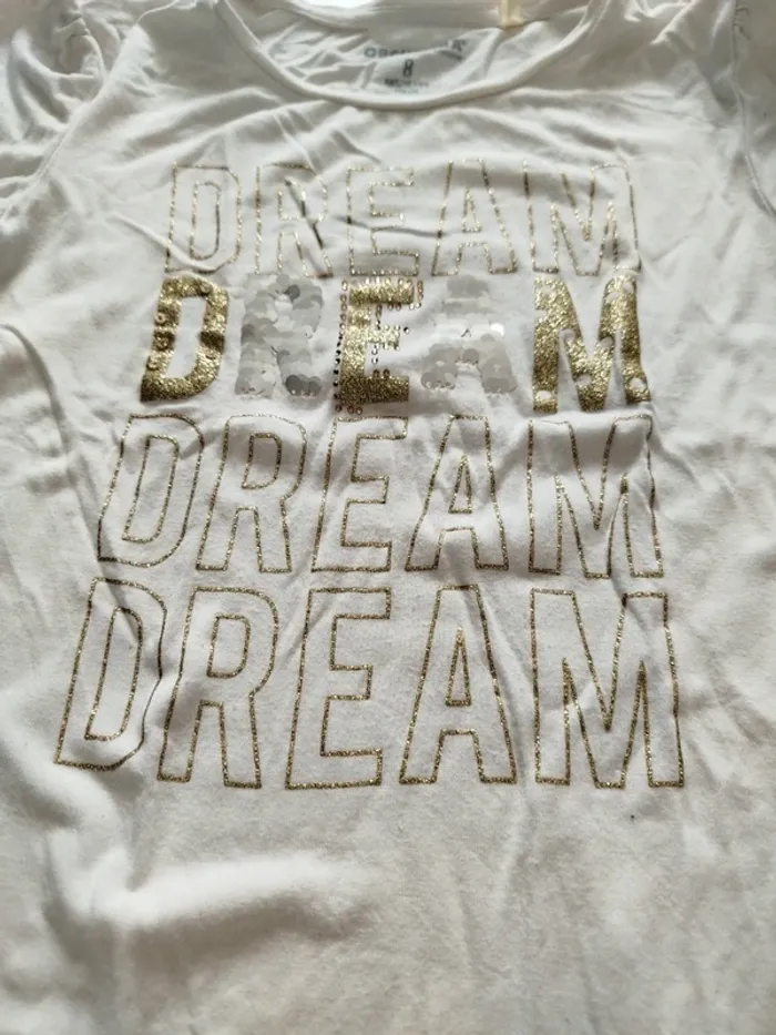 T-shirt manches longues à sequins magiques orchestra 8 ans - photo numéro 2