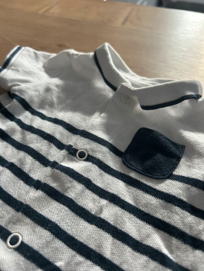 Body polo marinière Obaïbi - photo numéro 2