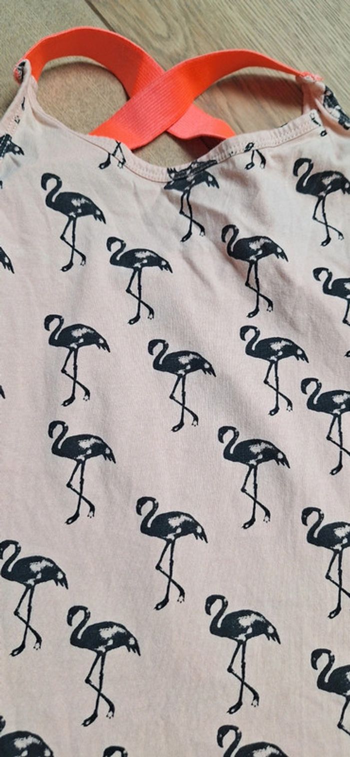 Débardeur motifs flamants rose - photo numéro 2