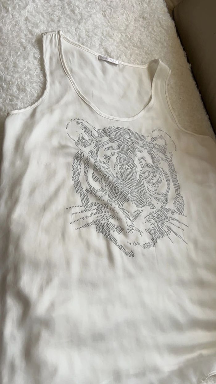 Débardeur long tête de lion L Promod - photo numéro 2