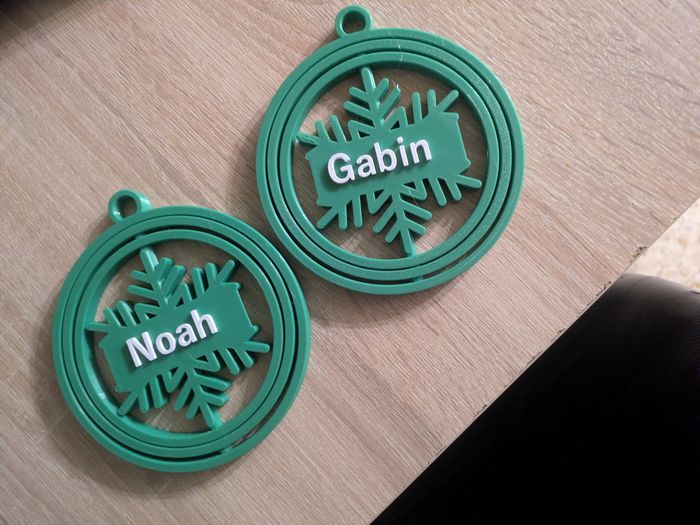 Boule de Noël personnalisée - photo numéro 3