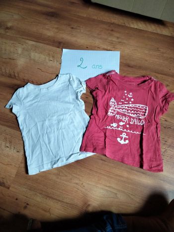 Lot tee-shirts manches courtes