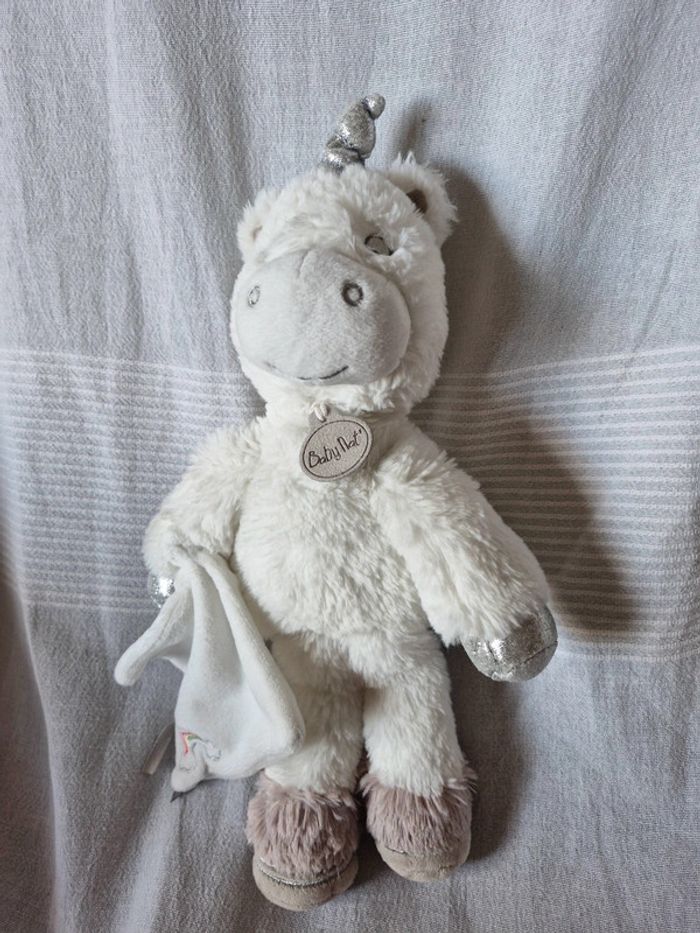 Peluche  licorne Babynat - photo numéro 2