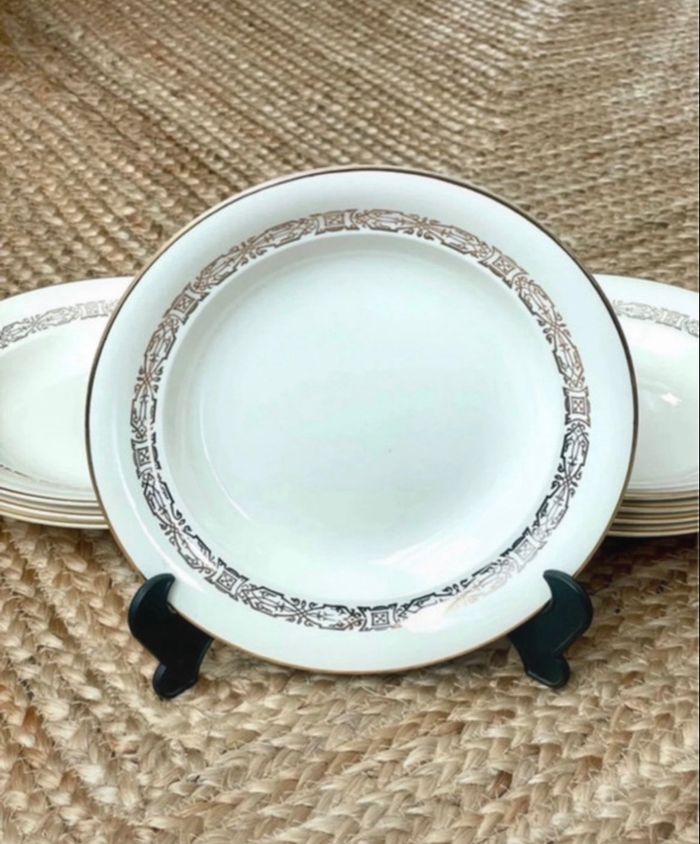 Assiettes creuses en porcelaine - photo numéro 4