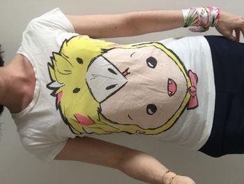 Tee shirt imprimé visage