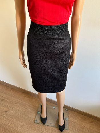 Jupe noire mi longue Morgan taille S TBE (taille grand)