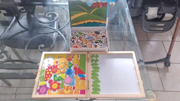 Ardoise et tableau veleda avec aimants - photo numéro 3