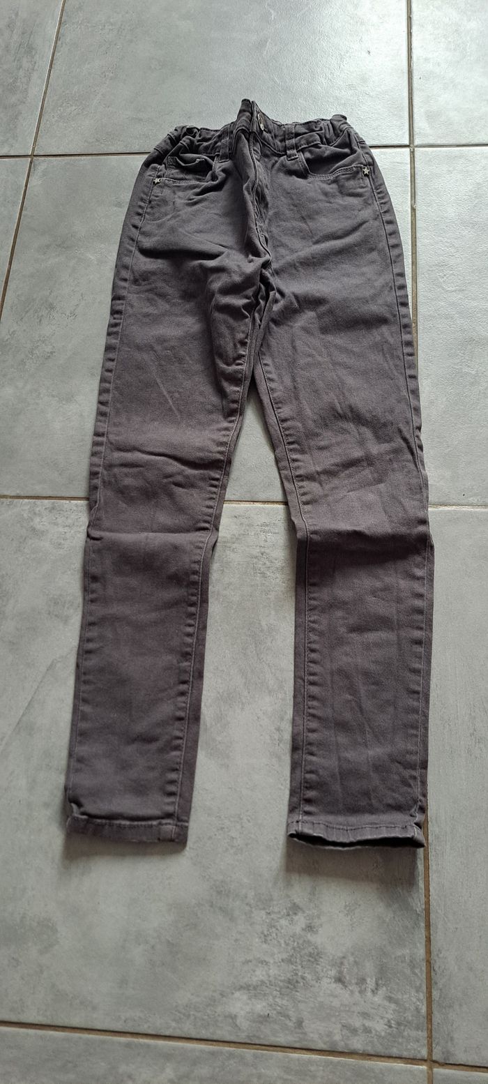 Lot jeans slim fille