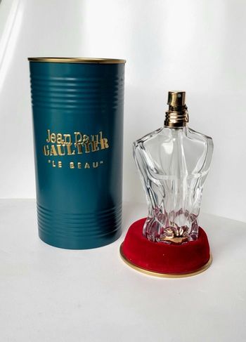 Flacon vide & Boîte en métal Jean Paul Gautier