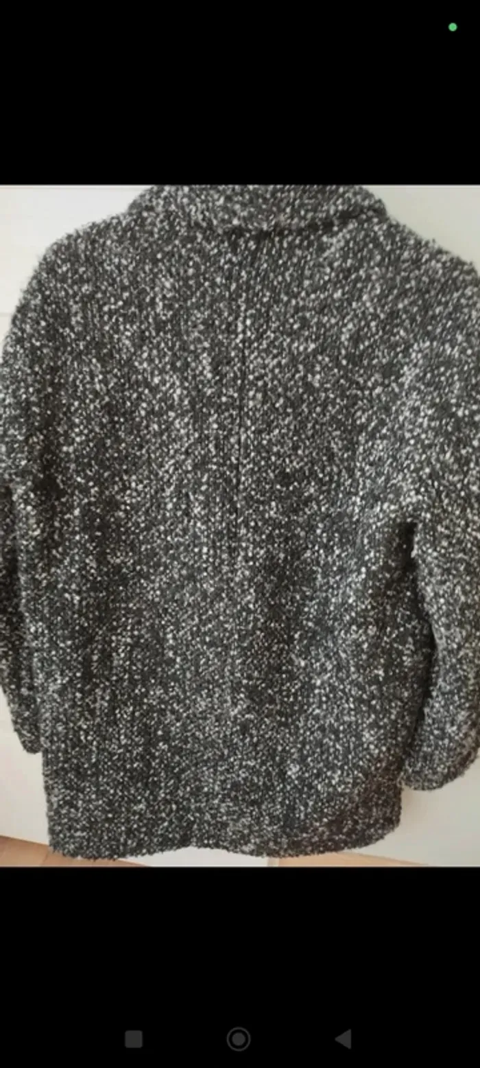 Manteau chiné Mango XS - photo numéro 2