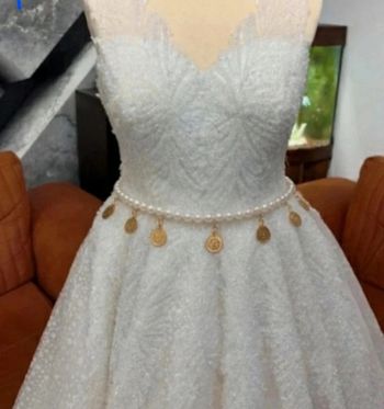 Gelin kemeri ceinture marier ceyrek altin