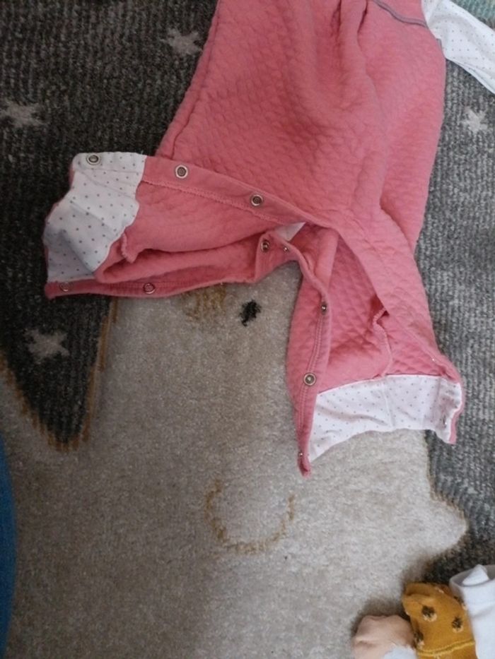 Ensemble Salopette bodie 3 mois Obaïbi neuf - photo numéro 5