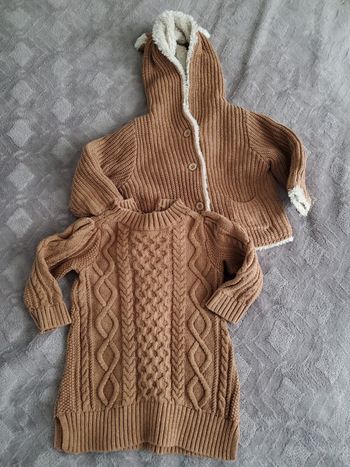 Ensemble Gap robe chaude et gilet chaud